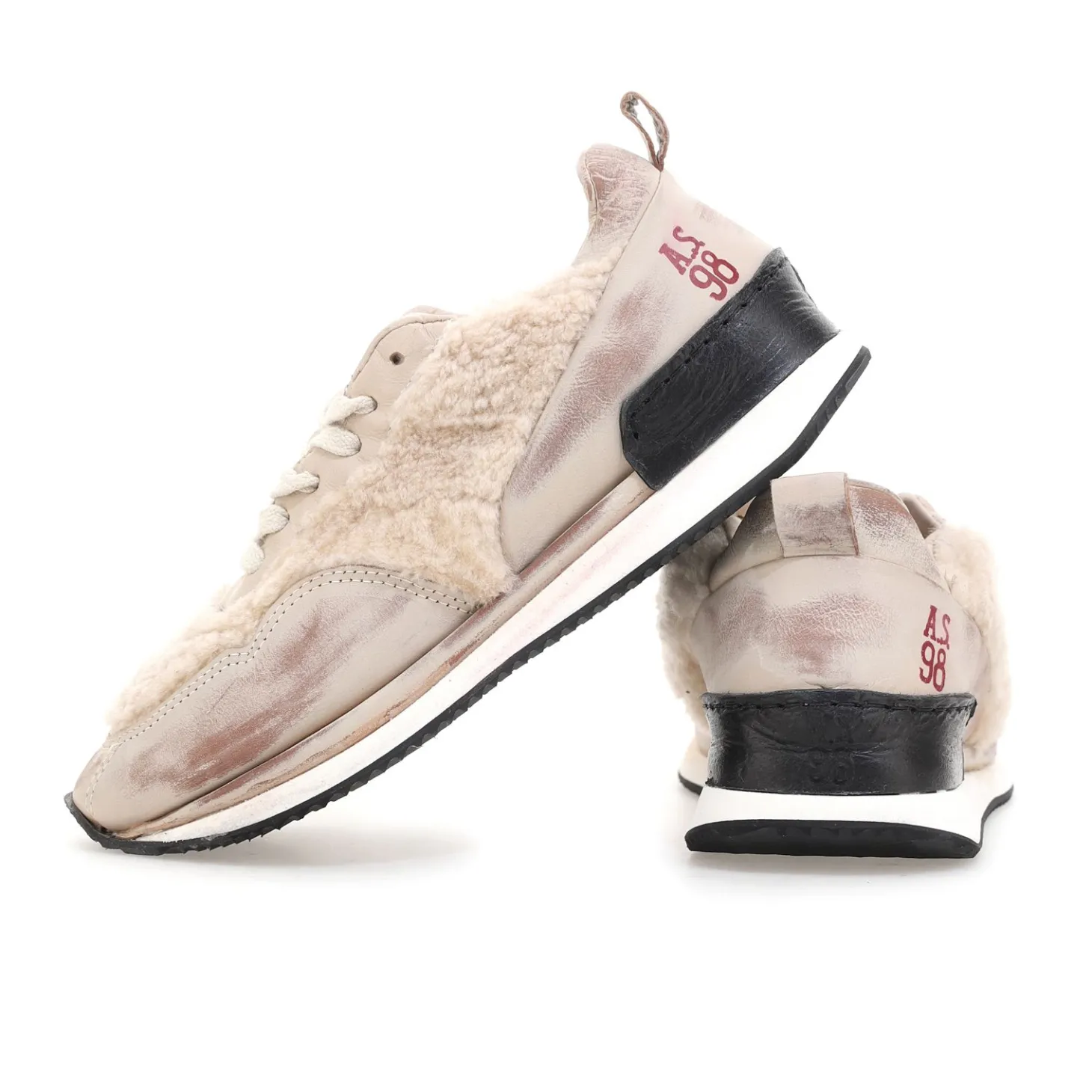 AS98 BENJI I24-B86101 SNEAKERS COMBI 5 BIANCO