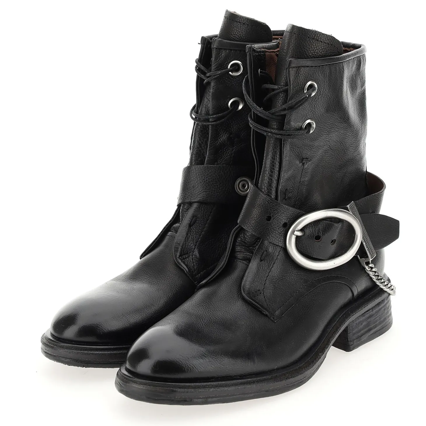 AS98 FLOWER I22-A51202 STIVALETTI NERO