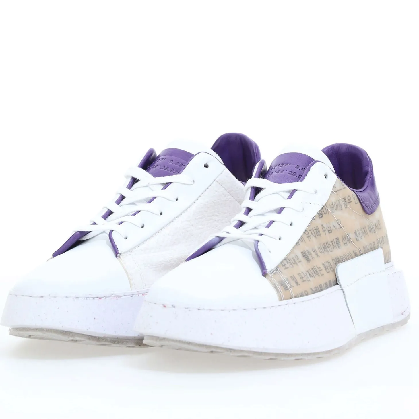 AS98 GARAGE RECY E23-Z06101 SNEAKERS BIANCO