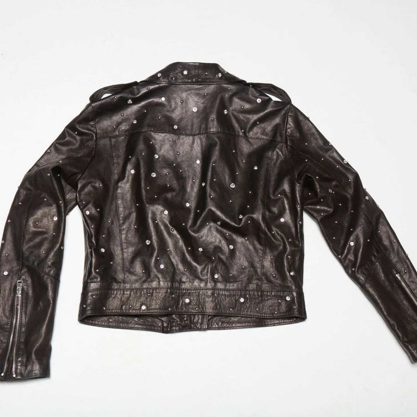 AS98 GIACCA AS98 E23-H02003 GIACCA IN PELLE NERO