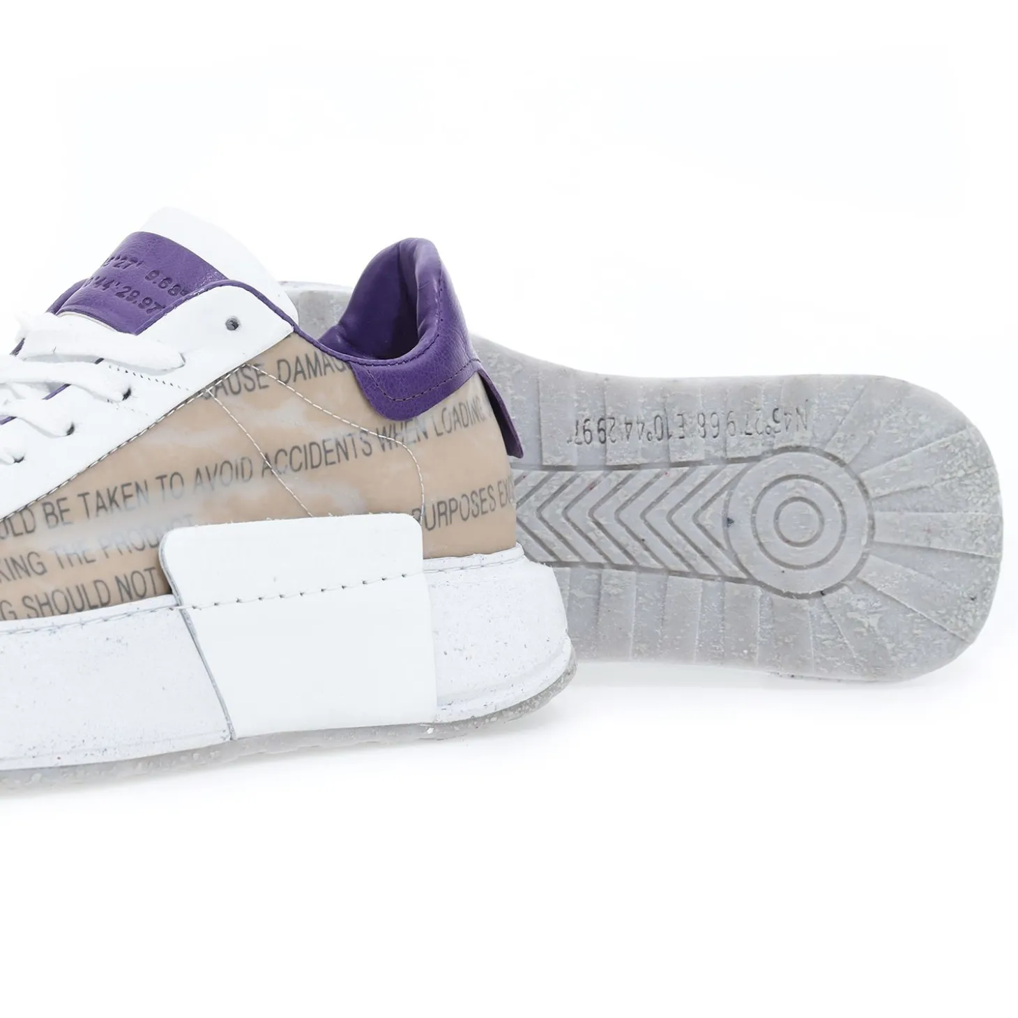 AS98 HI FI RECY E23-B31101 SNEAKERS BIANCO