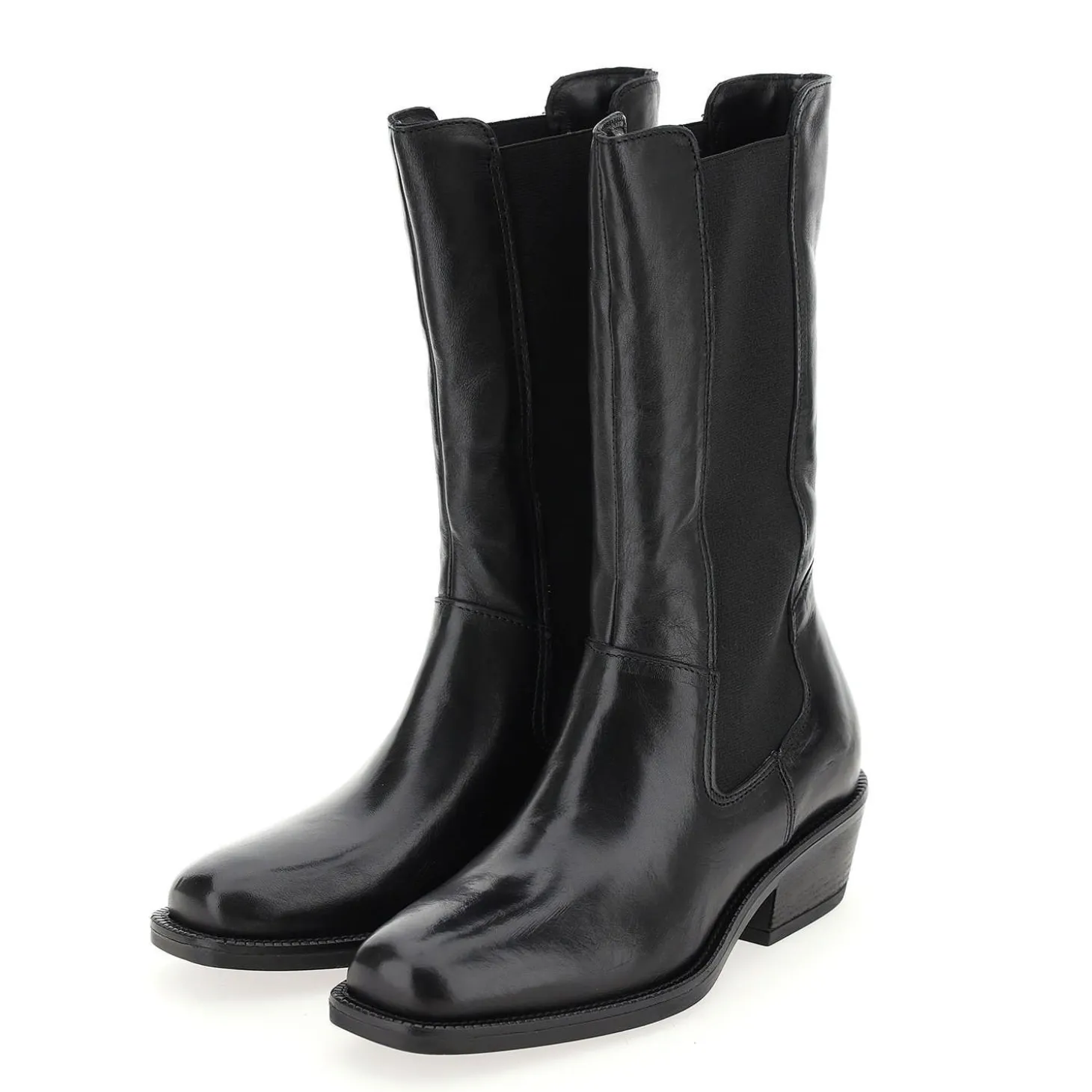 MJUS OCTOBER I21-P27201 STIVALETTI NERO
